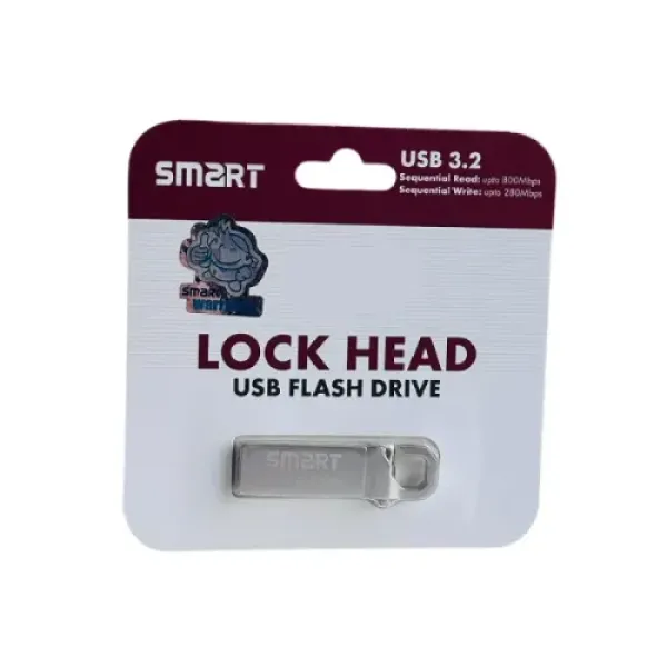 Smart Lock Head 64GB USB 3.2 Flash Drive